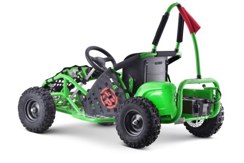 Gokart Fast Dragon na akumulator Zielony 30km/h + Silnik 1000W + Koła pompowane + Regulacja siedzenia + Pasy Gokart Fast Dragon na akumulator Zielony 30km/h + Silnik 1000W + Koła pompowane + Regulacja siedzenia + Pasy