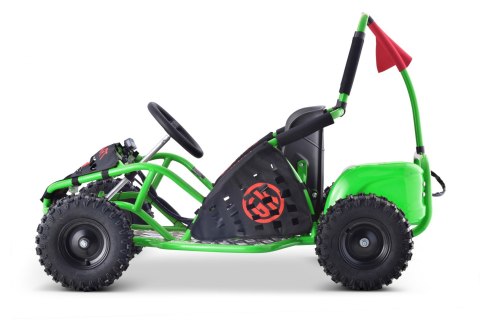 Gokart Fast Dragon na akumulator Zielony 30km/h + Silnik 1000W + Koła pompowane + Regulacja siedzenia + Pasy Gokart Fast Dragon na akumulator Zielony 30km/h + Silnik 1000W + Koła pompowane + Regulacja siedzenia + Pasy