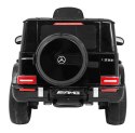Mercedes AMG G63 dla dzieci Lakier Czarny + Pilot + MP3 LED + Wolny Start + EVA + Pasy