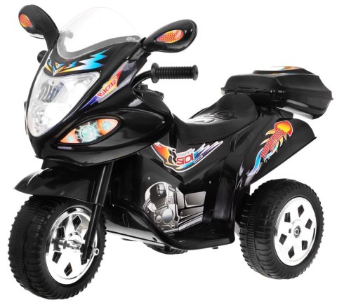 Motorek Trójkołowy BJX-088 elektryczny dla najmłodszych Czarny + Dźwięki + Światła Motorek Trójkołowy BJX-088 elektryczny dla najmłodszych Czarny + Dźwięki + Światła