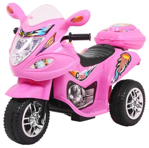 Motorek Trójkołowy BJX-088 elektryczny dla najmłodszych Różowy + Dźwięki + Światła Motorek Trójkołowy BJX-088 elektryczny dla najmłodszych Różowy + Dźwięki + Światła