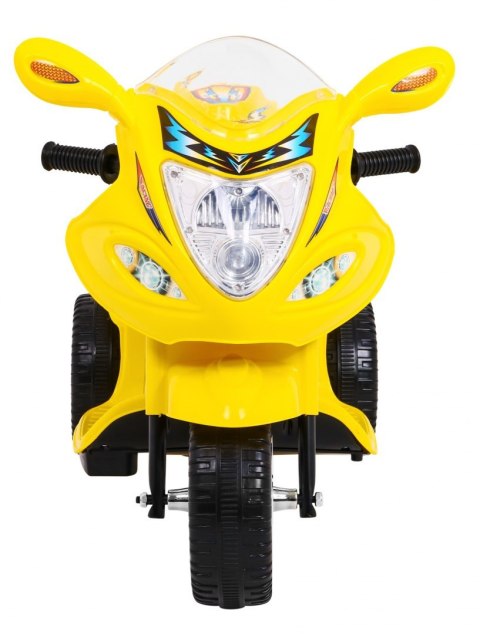 Motorek Trójkołowy BJX-088 elektryczny dla najmłodszych Żółty + Dźwięki + Światła Motorek Trójkołowy BJX-088 elektryczny dla najmłodszych Żółty + Dźwięki + Światła
