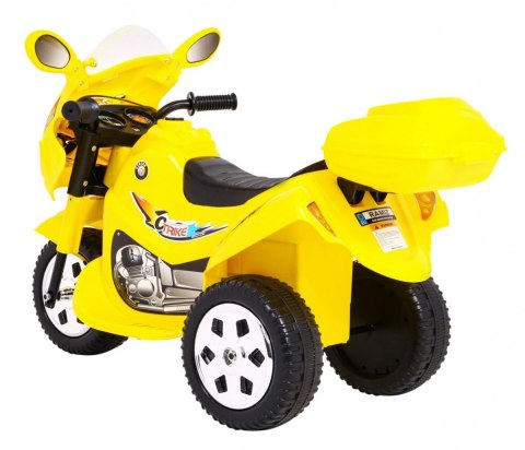 Motorek Trójkołowy BJX-088 elektryczny dla najmłodszych Żółty + Dźwięki + Światła Motorek Trójkołowy BJX-088 elektryczny dla najmłodszych Żółty + Dźwięki + Światła
