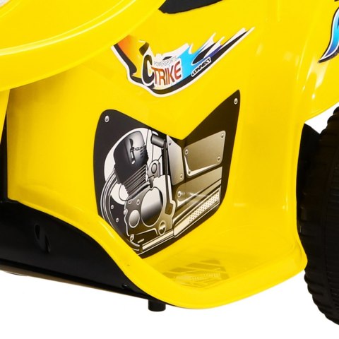 Motorek Trójkołowy BJX-088 elektryczny dla najmłodszych Żółty + Dźwięki + Światła Motorek Trójkołowy BJX-088 elektryczny dla najmłodszych Żółty + Dźwięki + Światła
