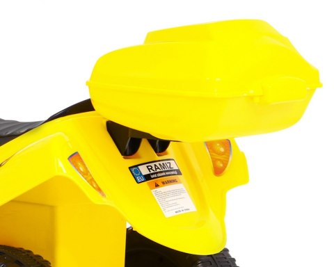 Motorek Trójkołowy BJX-088 elektryczny dla najmłodszych Żółty + Dźwięki + Światła Motorek Trójkołowy BJX-088 elektryczny dla najmłodszych Żółty + Dźwięki + Światła