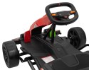 Gokart Fast 3 Drift na akumulator dla dzieci Czerwony + Funkcja driftu + Silniki 2x150W + Radio LED + Pasy