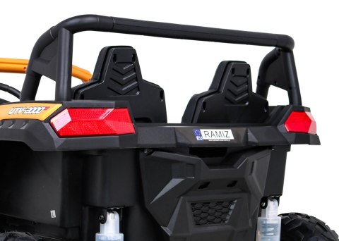 Buggy ATV Strong Racing dla 2 dzieci Złoty + Silnik bezszczotkowy + Pompowane koła + Audio LED Buggy ATV Strong Racing dla 2 dzieci Złoty + Silnik bezszczotkowy + Pompowane koła + Audio LED