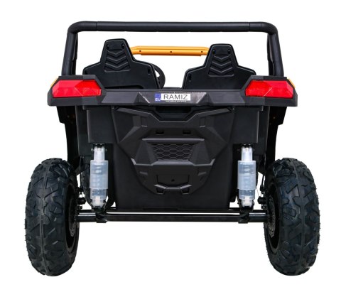 Buggy ATV Strong Racing dla 2 dzieci Złoty + Silnik bezszczotkowy + Pompowane koła + Audio LED Buggy ATV Strong Racing dla 2 dzieci Złoty + Silnik bezszczotkowy + Pompowane koła + Audio LED