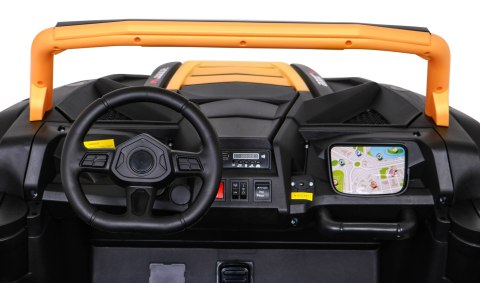 Buggy ATV Strong Racing dla 2 dzieci Złoty + Silnik bezszczotkowy + Pompowane koła + Audio LED Buggy ATV Strong Racing dla 2 dzieci Złoty + Silnik bezszczotkowy + Pompowane koła + Audio LED