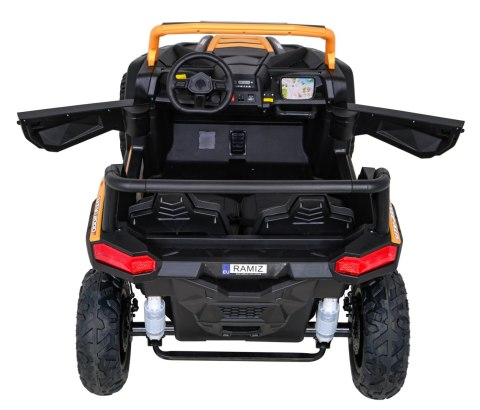 Buggy ATV Strong Racing dla 2 dzieci Złoty + Silnik bezszczotkowy + Pompowane koła + Audio LED Buggy ATV Strong Racing dla 2 dzieci Złoty + Silnik bezszczotkowy + Pompowane koła + Audio LED