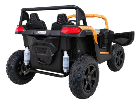 Buggy ATV Strong Racing dla 2 dzieci Złoty + Silnik bezszczotkowy + Pompowane koła + Audio LED Buggy ATV Strong Racing dla 2 dzieci Złoty + Silnik bezszczotkowy + Pompowane koła + Audio LED