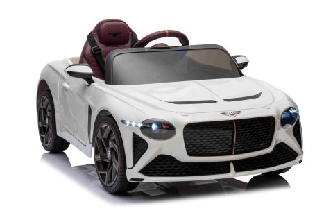 Autko Bentley Bacalar na akumulator dla dzieci Biały + Pilot + EVA + Wolny Start + Audio LED Autko Bentley Bacalar na akumulator dla dzieci Biały + Pilot + EVA + Wolny Start + Audio LED
