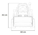 Traktor Spychacz G320 dla najmłodszych dzieci Żółty + Ruchoma łyżka + Melodie + Klakson + Światła LED