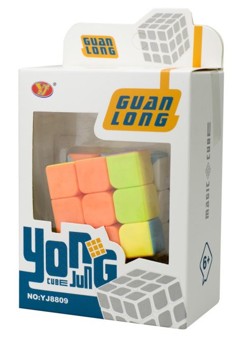 Gra logiczna Kostka łamigłówka 3x3 neon 5,65cm Gra logiczna Kostka łamigłówka 3x3 neon 5,65cm