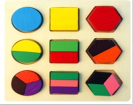 Klocki drewniane sorter układanka edukacyjna 18 el. Klocki drewniane sorter układanka edukacyjna 18 el.