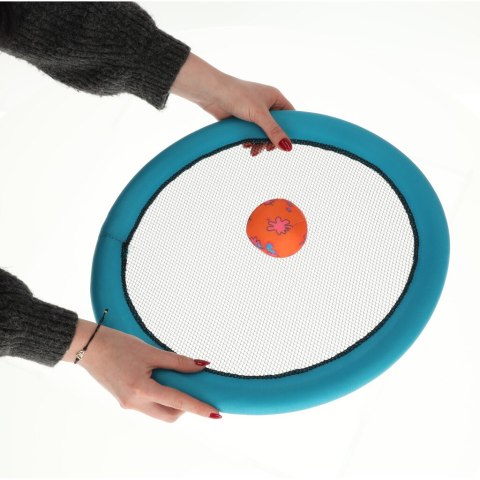 Paletki do gry rakiety z siateczki zestaw 2 piłki i paletki 44cm Paletki do gry rakiety z siateczki zestaw 2 piłki i paletki 44cm