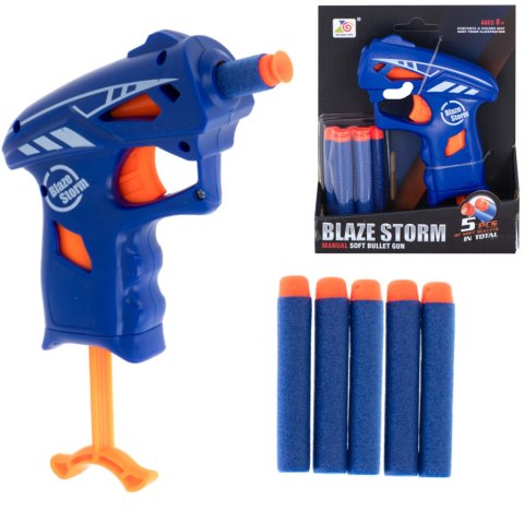Pistolet na piankowe strzałki automat + 5 strzałek Pistolet na piankowe strzałki automat + 5 strzałek