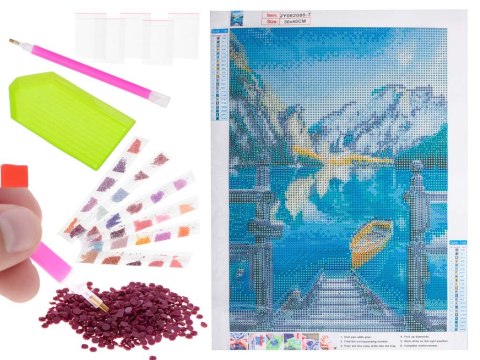 Haft diamentowy Diamond Painting mozaika diamentowa zestaw 5D jezioro Haft diamentowy Diamond Painting mozaika diamentowa zestaw 5D jezioro