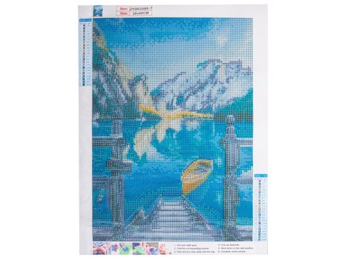 Haft diamentowy Diamond Painting mozaika diamentowa zestaw 5D jezioro Haft diamentowy Diamond Painting mozaika diamentowa zestaw 5D jezioro