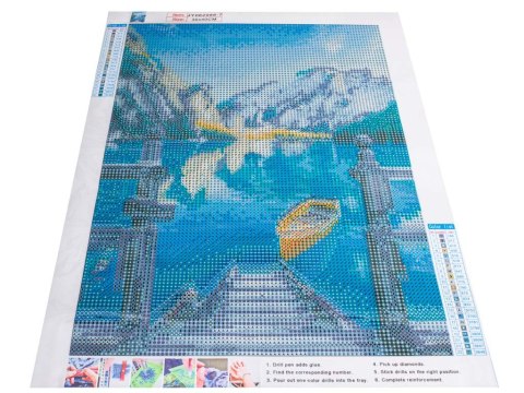 Haft diamentowy Diamond Painting mozaika diamentowa zestaw 5D jezioro Haft diamentowy Diamond Painting mozaika diamentowa zestaw 5D jezioro
