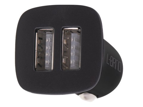 Ładowarka samochodowa szybka 2x USB + kabel micro USB L-BRNO Ładowarka samochodowa szybka 2x USB + kabel micro USB L-BRNO