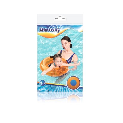 BESTWAY 36022 Kółko do pływania koło dmuchane pomarańczowe 51cm max 21 kg 3-6lat BESTWAY 36022 Kółko do pływania koło dmuchane pomarańczowe 51cm max 21 kg 3-6lat
