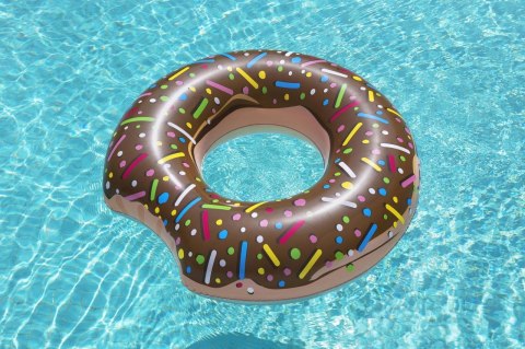 BESTWAY 36188 Kółko do pływania koło dmuchane donut brązowe 107cm max 100 kg BESTWAY 36188 Kółko do pływania koło dmuchane donut brązowe 107cm max 100 kg
