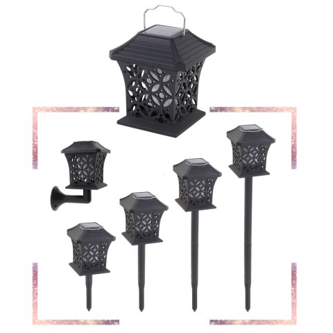 Lampa solarna latarenka wisząca stojąca 12LED Lampa solarna latarenka wisząca stojąca 12LED
