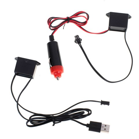 Oświetlenie ambientowe LED do samochodu / auta USB / 12V taśma 5m niebieska Oświetlenie ambientowe LED do samochodu / auta USB / 12V taśma 5m niebieska