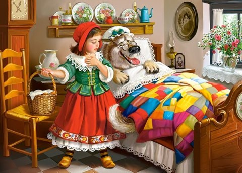Puzzle układanka 120 elementów Czerwony Kapturek 6+ CASTORLAND Puzzle układanka 120 elementów Czerwony Kapturek 6+ CASTORLAND