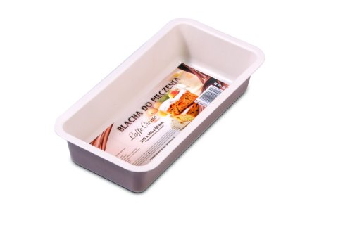 Blacha do pieczenia tortownica forma do chleba ciast wypieków tłoczona 31cm x 14cm brązowa Blacha do pieczenia tortownica forma do chleba ciast wypieków tłoczona 31cm x 14cm brązowa