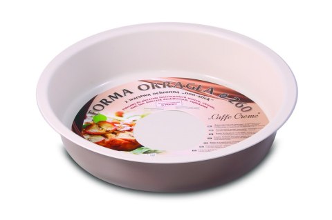 Blacha do pieczenia tortownica forma okrągła do tortów tart guiche 26cm brązowa Blacha do pieczenia tortownica forma okrągła do tortów tart guiche 26cm brązowa