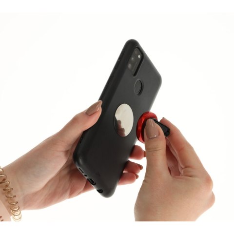 Uchwyt magnetyczny do telefonu holder samochodowy na kratkę wywiew czerwony Uchwyt magnetyczny do telefonu holder samochodowy na kratkę wywiew czerwony