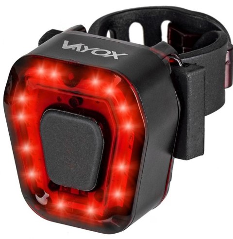 Lampka rowerowa przednia tylna USB światło rowerowe czerwone 100 lumenów wbudowany akumulator Lampka rowerowa przednia tylna USB światło rowerowe czerwone 100 lumenów wbudowany akumulator