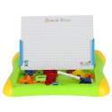 Tablica magnetyczna edukacyjna do nauki cyfry litery zielona