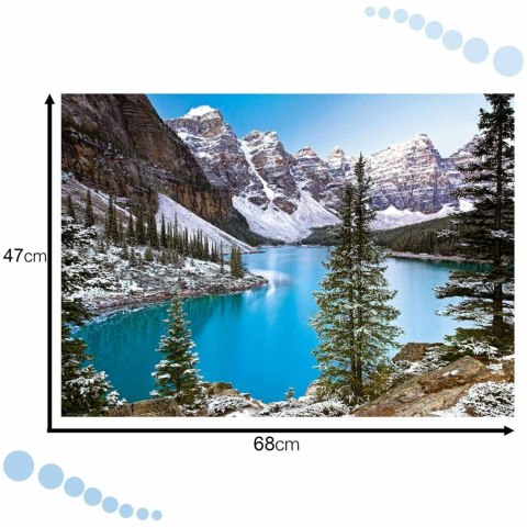 Puzzle układanka 1000 elementów Kanadyjskie Jezioro 68 x 47 cm CASTORLAND Puzzle układanka 1000 elementów Kanadyjskie Jezioro 68 x 47 cm CASTORLAND
