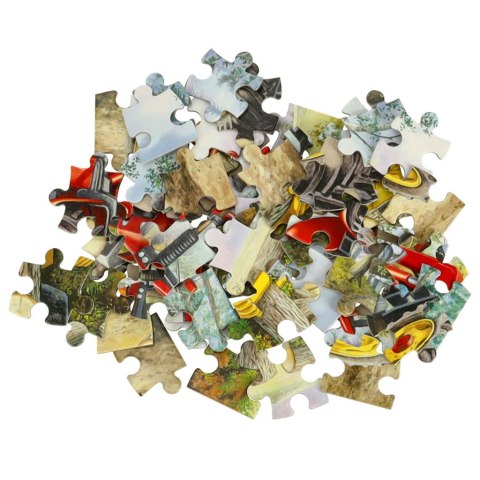 Puzzle układanka 60 elementów Ciągnik z chwytakiem 5+ CASTORLAND Puzzle układanka 60 elementów Ciągnik z chwytakiem 5+ CASTORLAND