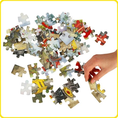 Puzzle układanka 60 elementów Ciągnik z chwytakiem 5+ CASTORLAND Puzzle układanka 60 elementów Ciągnik z chwytakiem 5+ CASTORLAND