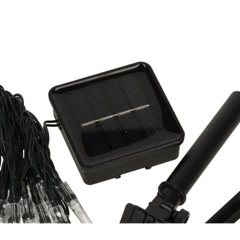Lampki solarne ogrodowe łezki 6,5m 30LED ciepły biały Lampki solarne ogrodowe łezki 6,5m 30LED ciepły biały
