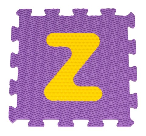 Mata Sensoryczna z 26 Puzzli Alfabet dla dzieci 10m+ Wyjmowane litery + Pianka EVA + Różne faktury Mata Sensoryczna z 26 Puzzli Alfabet dla dzieci 10m+ Wyjmowane litery + Pianka EVA + Różne faktury