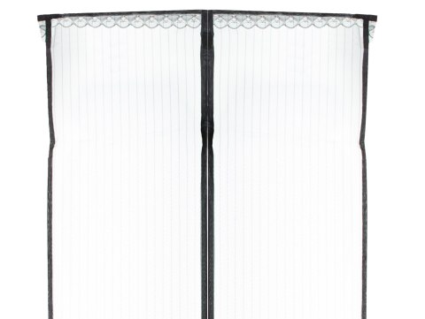 Moskitiera siatka magnetyczna na drzwi 110x220cm CZARNA Moskitiera siatka magnetyczna na drzwi 110x220cm CZARNA