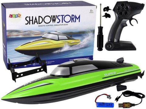 Motorówka Zdalnie Sterowana R/C 2,4G 20-25km/h Zielona Motorówka Zdalnie Sterowana R/C 2,4G 20-25km/h Zielona