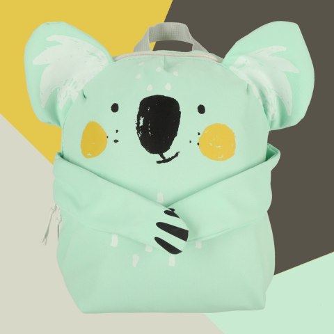 Plecak przedszkolaka szkolny koala zielony Plecak przedszkolaka szkolny koala zielony