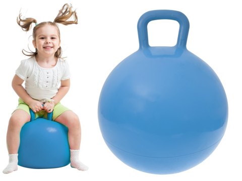 Piłka do skakania skoczek kangurek 45cm niebieska Piłka do skakania skoczek kangurek 45cm niebieska