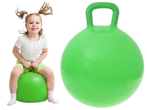 Piłka do skakania skoczek kangurek 45cm zielona Piłka do skakania skoczek kangurek 45cm zielona
