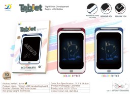 Podręczny Tablet 10' do Rysowania dla dzieci 3+ Niebieski + Rysik + Kolorowe rysunki