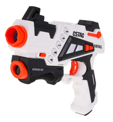 Zestaw 2 Pistoletów Laserowych dla dzieci 3+ Elektroniczny Wyświetlacz + 5 Typów Wystrzału + 4 Kolory Zespołów Zestaw 2 Pistoletów Laserowych dla dzieci 3+ Elektroniczny Wyświetlacz + 5 Typów Wystrzału + 4 Kolory Zespołów