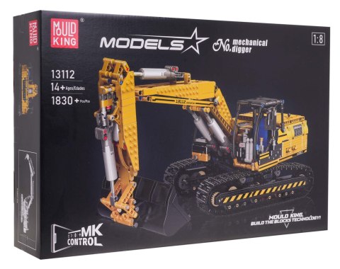 Koparka zdalnie sterowana 1830el. 13112 Mould King Koparka zdalnie sterowana 1830el. 13112 Mould King