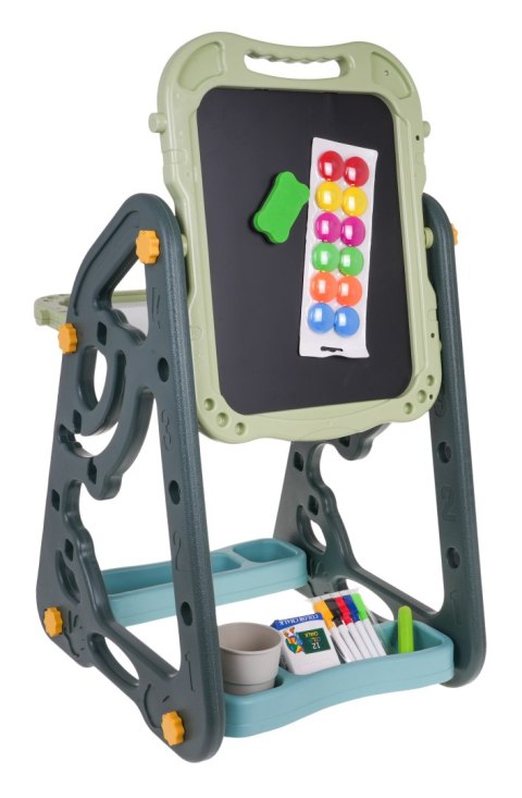 Wielofunkcyjna Tablica dla dzieci 3+ Tablica magnetyczna + Tablica kredowa + Krzesełko + Przybory papiernicze Wielofunkcyjna Tablica dla dzieci 3+ Tablica magnetyczna + Tablica kredowa + Krzesełko + Przybory papiernicze