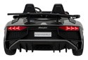 Lamborghini Aventador SV na akumulator dla 2 dzieci Szary + Silnik bezszczotkowy + Pompowane koła + Audio LED